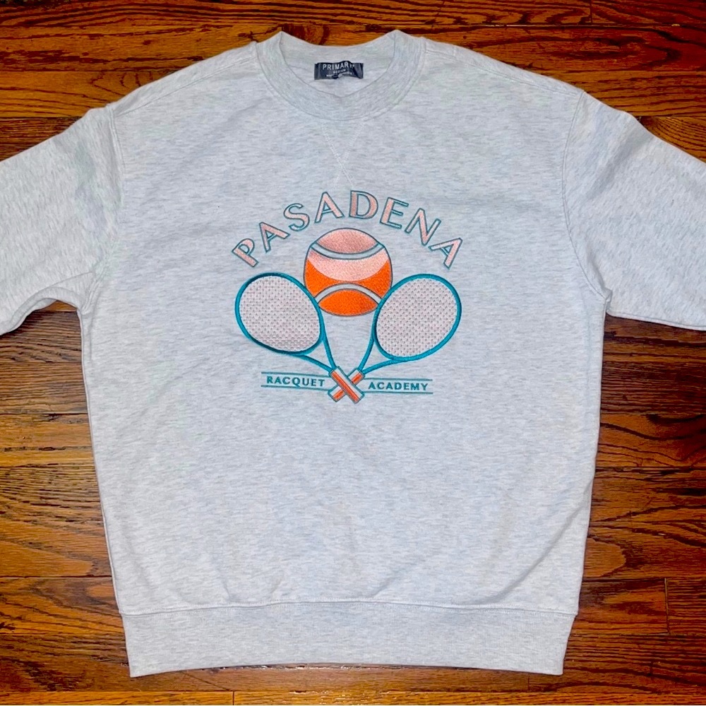 Primark Crewneck Sweater Vintage Tennis Club.